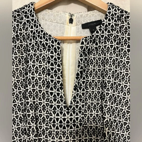 J Crew embroidered v-neck dress - Picture 3 of 8